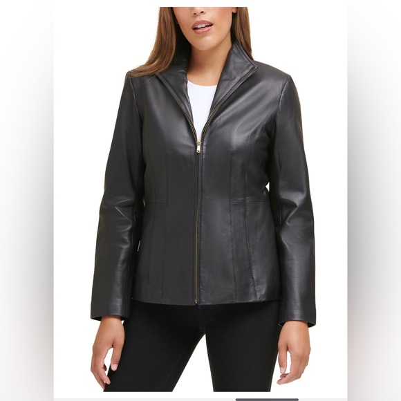 Cole Hann- women’s leather coat - Picture 1 of 13